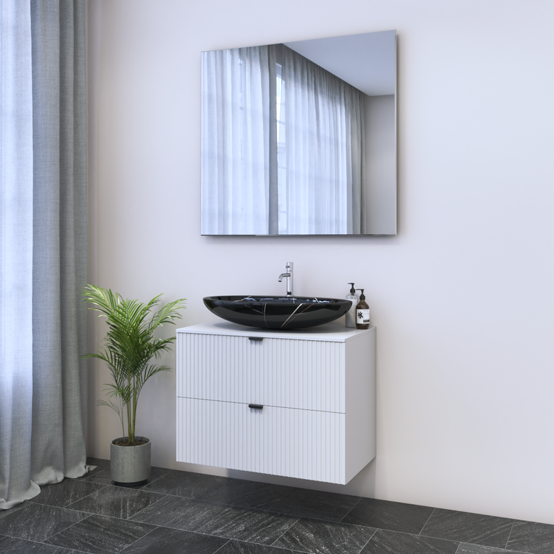 Nicole 2S 80 Floating Bathroom Vanity - Meble Furniture