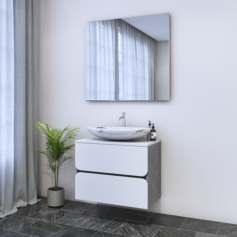Azurro 2S 80 Floating Bathroom Vanity - Meble Furniture