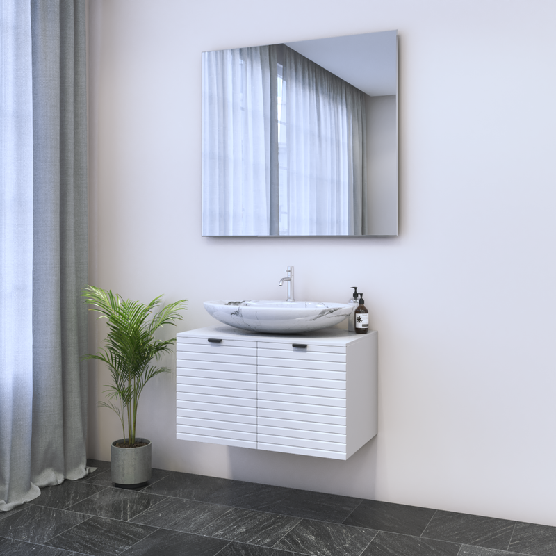 Capri 2D 80 Floating Bathroom Vanity - Meble Furniture