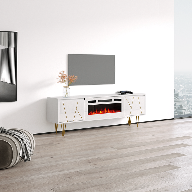 Haifa WH-EF Fireplace TV Stand - Meble Furniture