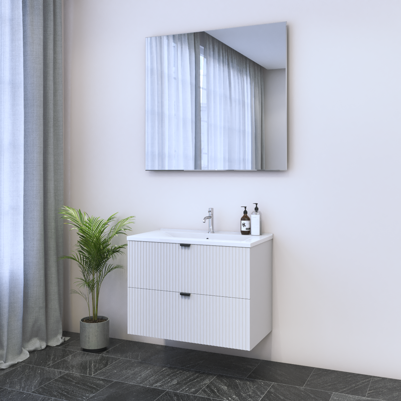 Nicole 2S 80 Floating Bathroom Vanity - Meble Furniture