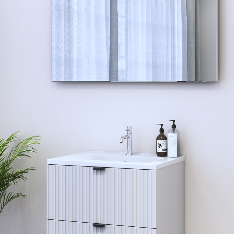 24 Inch Ceramic Drop In Sink - Meble Furniture