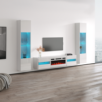 Metro WH-EF Floating Fireplace Entertainment Center - Meble Furniture