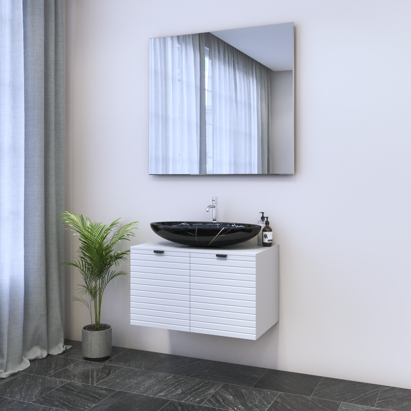 Capri 2D 80 Floating Bathroom Vanity - Meble Furniture