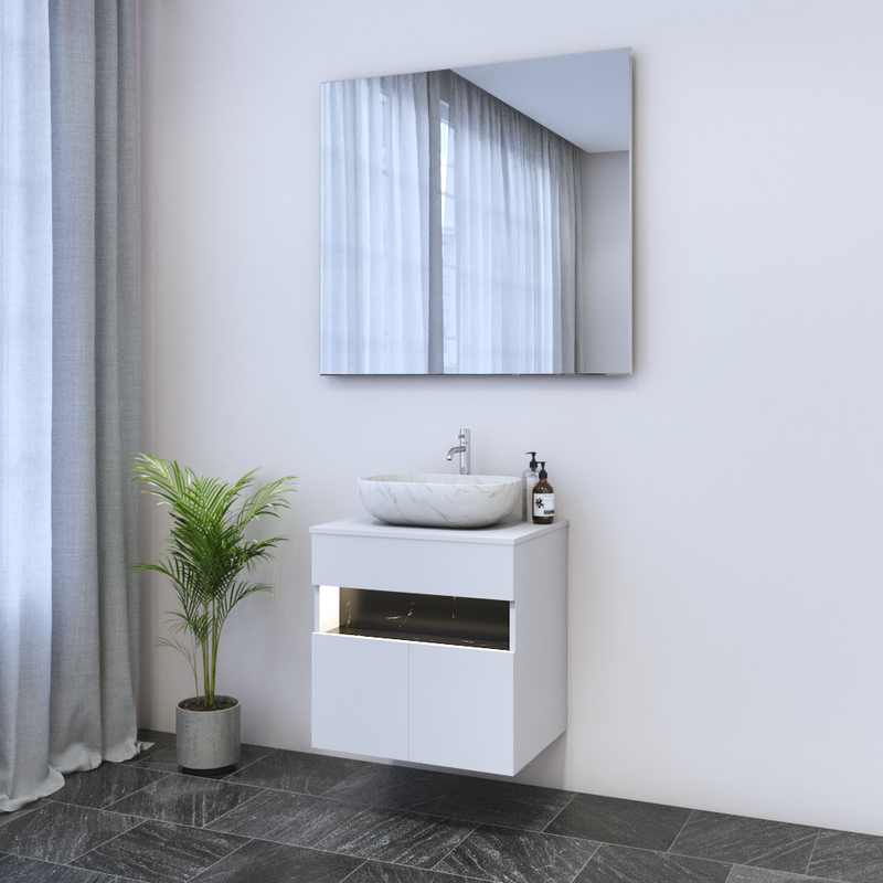 Laguna 2D 60 Floating Bathroom Vanity - Meble Furniture