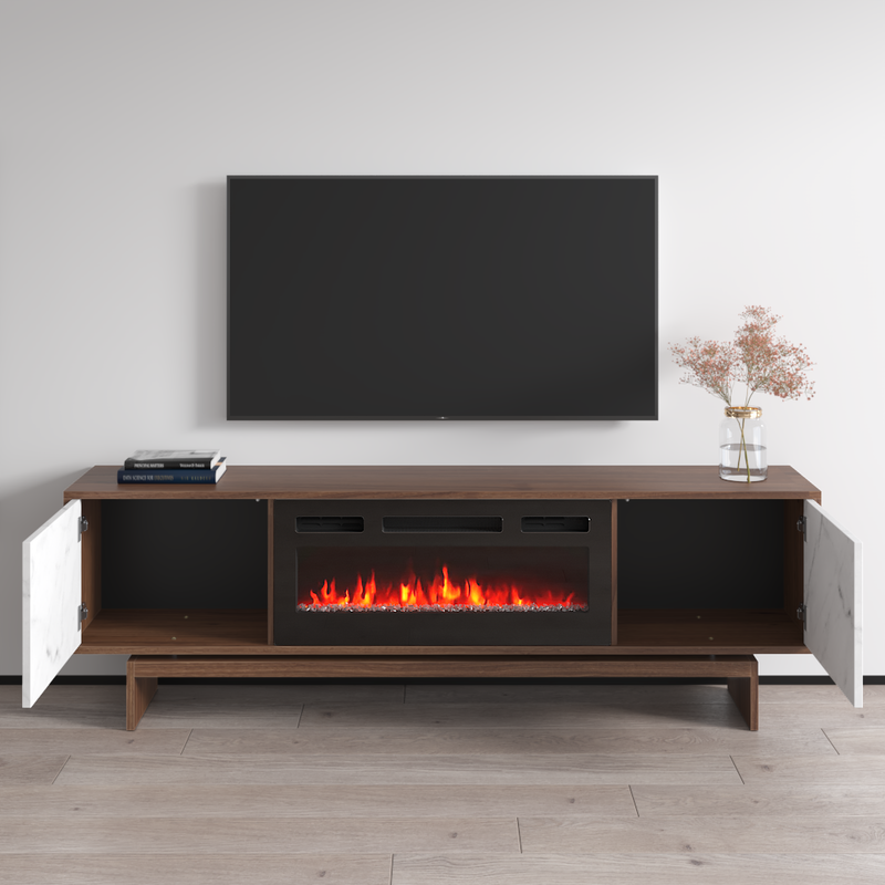 Gram BL-EF Fireplace TV Stand - Meble Furniture