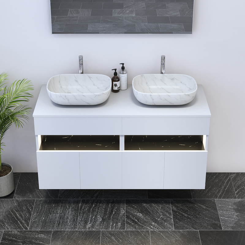 Laguna 4D 120 Floating Bathroom Vanity - Meble Furniture