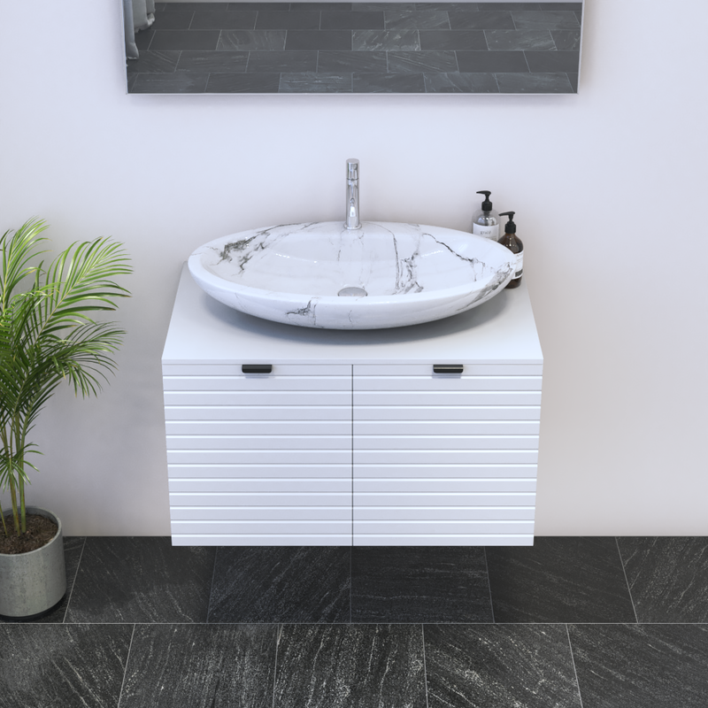 Capri 2D 80 Floating Bathroom Vanity - Meble Furniture