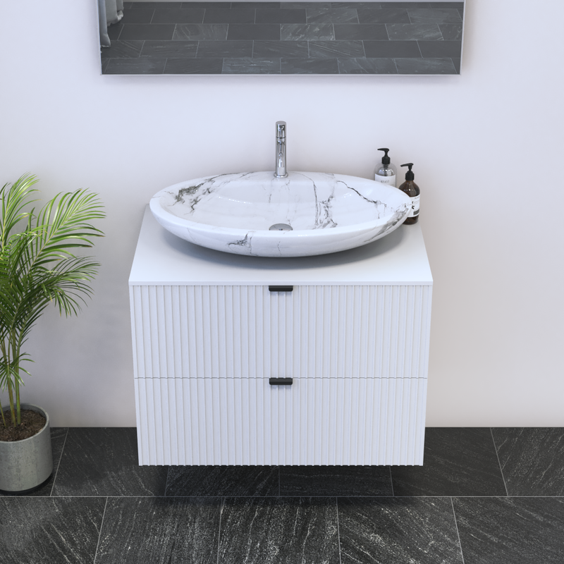 Nicole 2S 80 Floating Bathroom Vanity - Meble Furniture