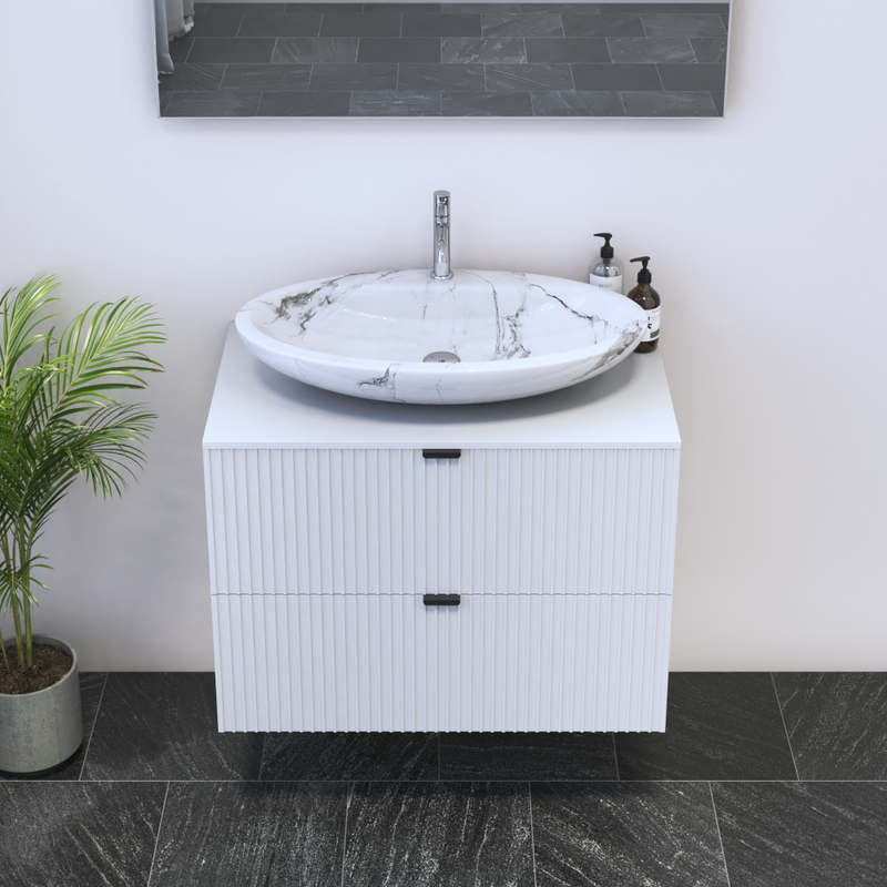 Nicole 2S 80 Floating Bathroom Vanity - Meble Furniture