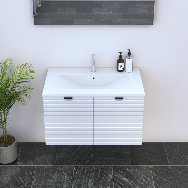 Capri 2D 80 Floating Bathroom Vanity - Meble Furniture