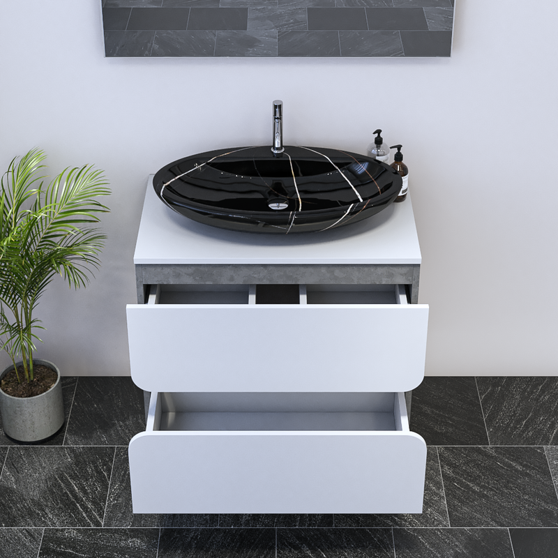 Azurro 2S 80 Floating Bathroom Vanity - Meble Furniture
