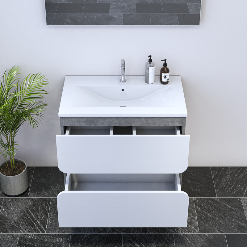 Azurro 2S 80 Floating Bathroom Vanity - Meble Furniture