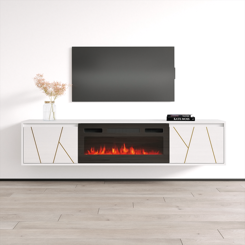 Haifa BL-EF Fireplace TV Stand - Meble Furniture