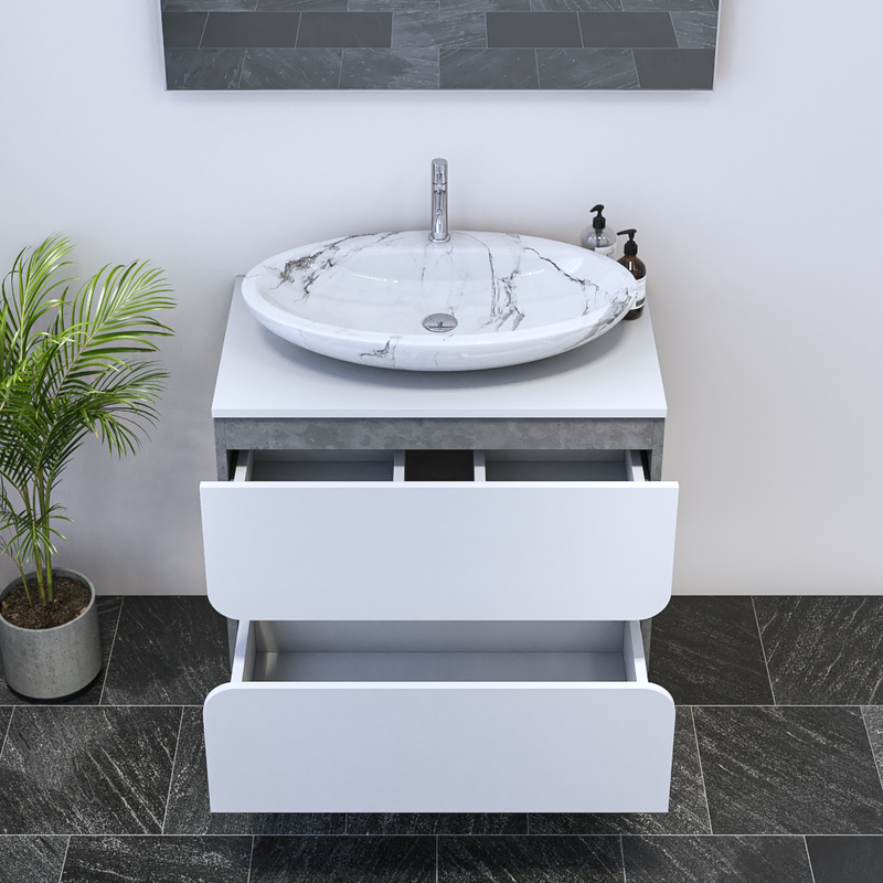 Azurro 2S 80 Floating Bathroom Vanity - Meble Furniture