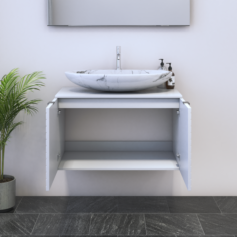 Capri 2D 80 Floating Bathroom Vanity - Meble Furniture