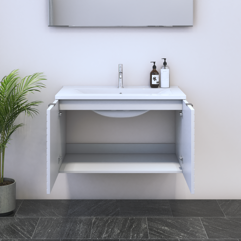 Capri 2D 80 Floating Bathroom Vanity - Meble Furniture