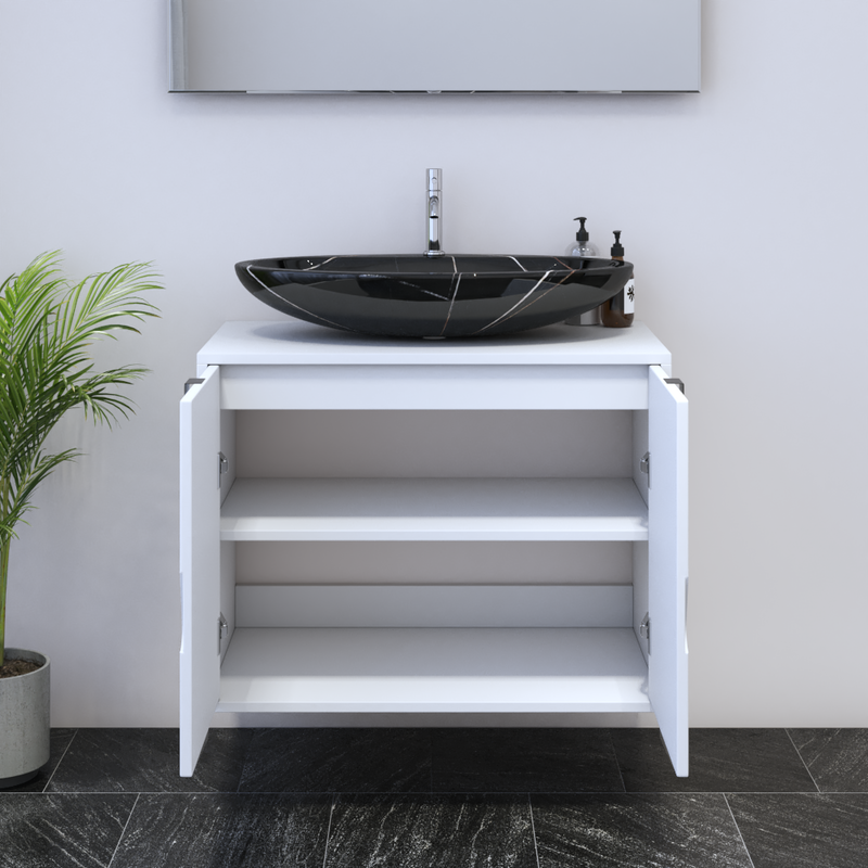 Teardrop 2D 80 Floating Bathroom Vanity - Meble Furniture