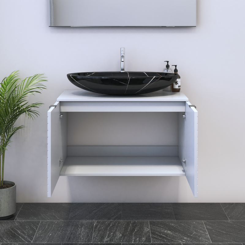 Capri 2D 80 Floating Bathroom Vanity - Meble Furniture