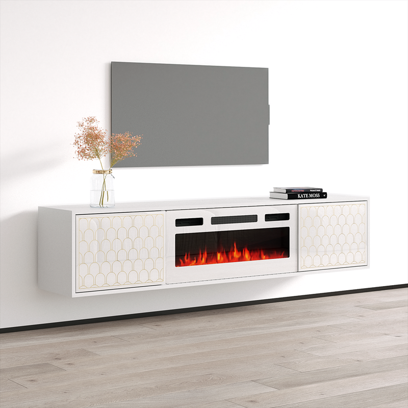 Karp WH-EF Fireplace TV Stand - Meble Furniture