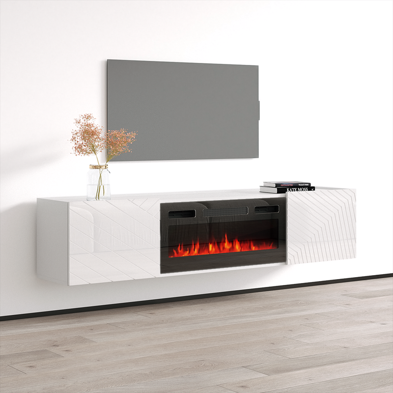 Portillo BL-EF Fireplace TV Stand - Meble Furniture