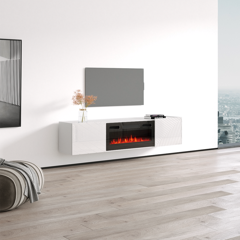 Portillo BL-EF Fireplace TV Stand - Meble Furniture