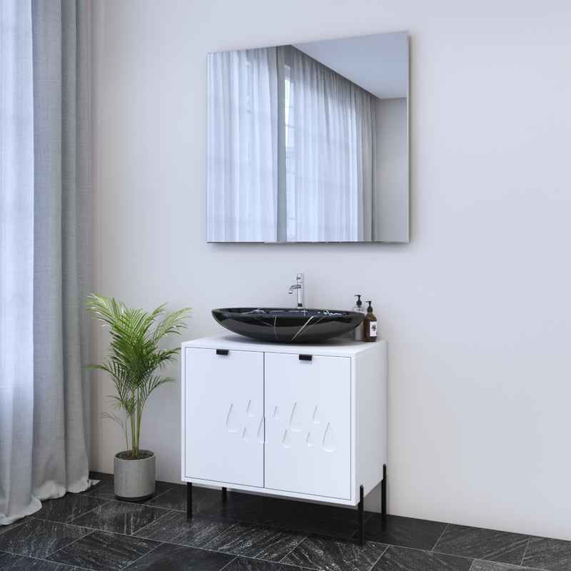 Teardrop 2D 80 Floating Bathroom Vanity - Meble Furniture