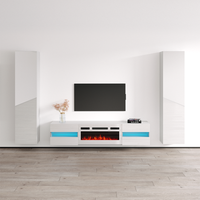 Metro WH-EF Floating Fireplace Entertainment Center - Meble Furniture