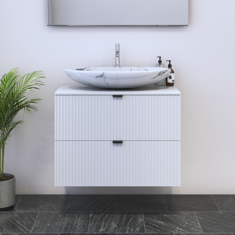 Nicole 2S 80 Floating Bathroom Vanity - Meble Furniture