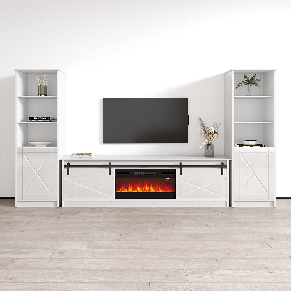 Granero BL-EF Fireplace Entertainment Center - Meble Furniture