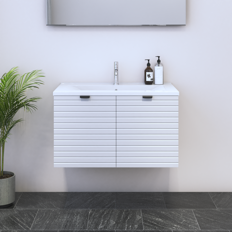 Capri 2D 80 Floating Bathroom Vanity - Meble Furniture
