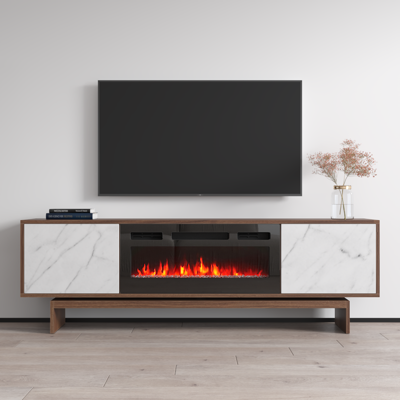 Gram BL-EF Fireplace TV Stand - Meble Furniture