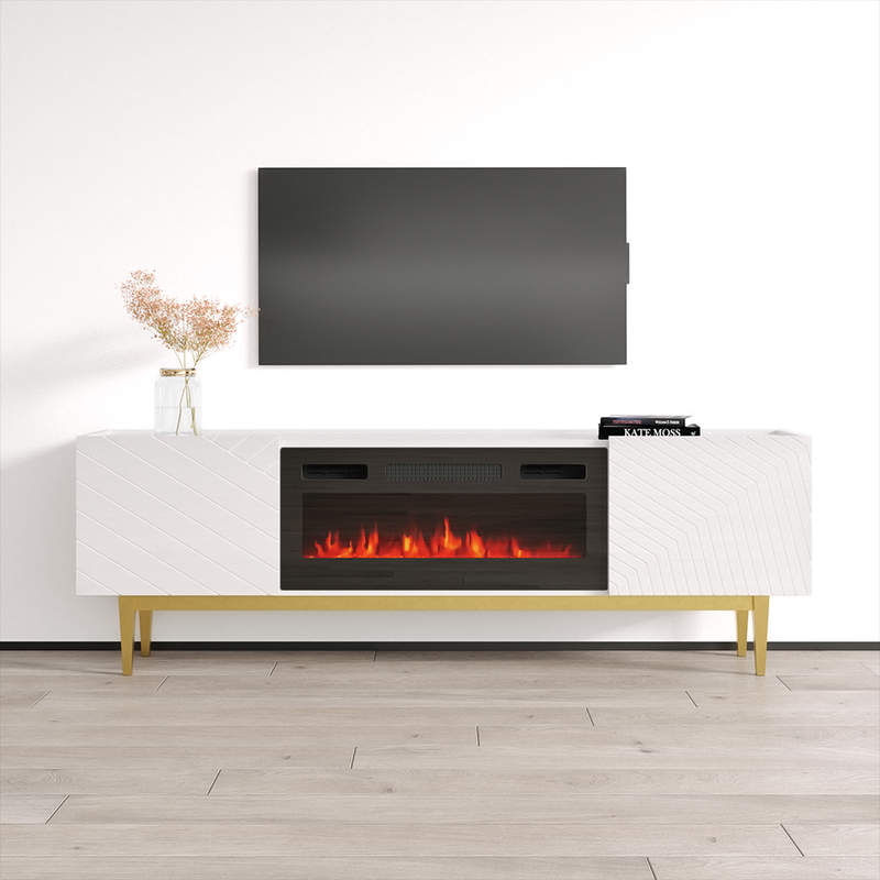 Portillo BL-EF Fireplace TV Stand - Meble Furniture