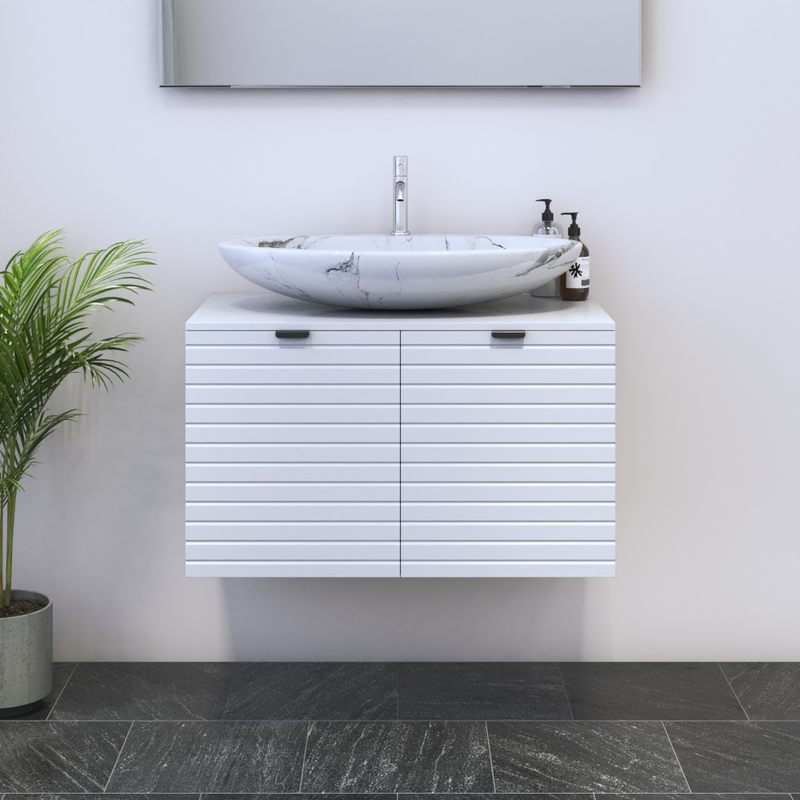Capri 2D 80 Floating Bathroom Vanity - Meble Furniture