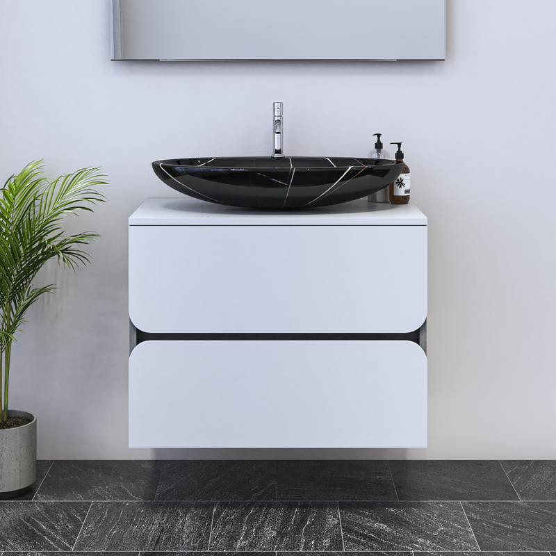 Azurro 2S 80 Floating Bathroom Vanity - Meble Furniture