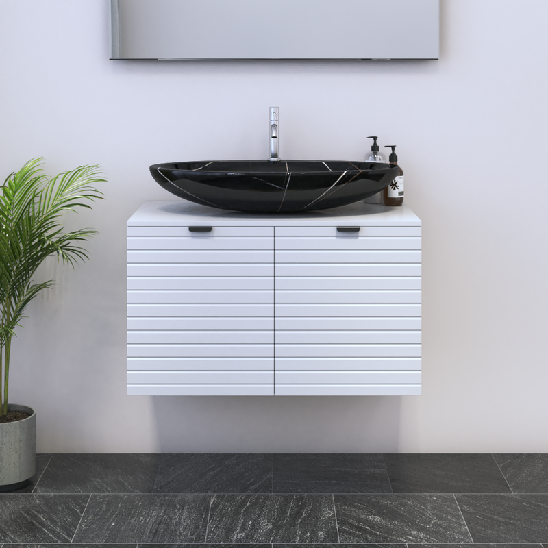 Capri 2D 80 Floating Bathroom Vanity - Meble Furniture