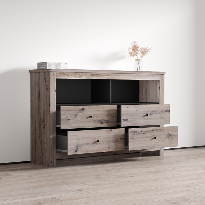 Kansas 4S Wide TV Stand - Meble Furniture