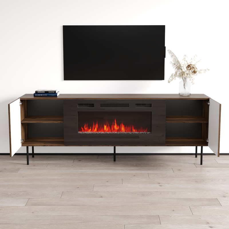Art Deco BL-EF Fireplace TV Stand - Meble Furniture