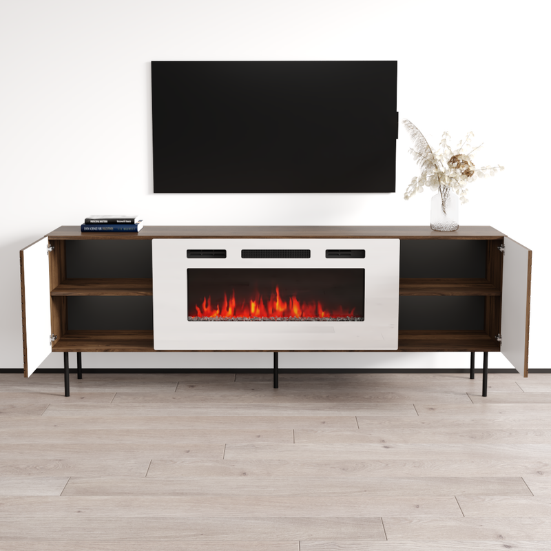 Art Deco WH-EF Fireplace TV Stand - Meble Furniture