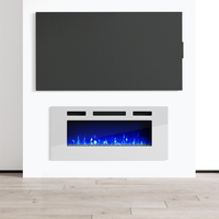 40" Electric Fireplace Heater - Meble Furniture