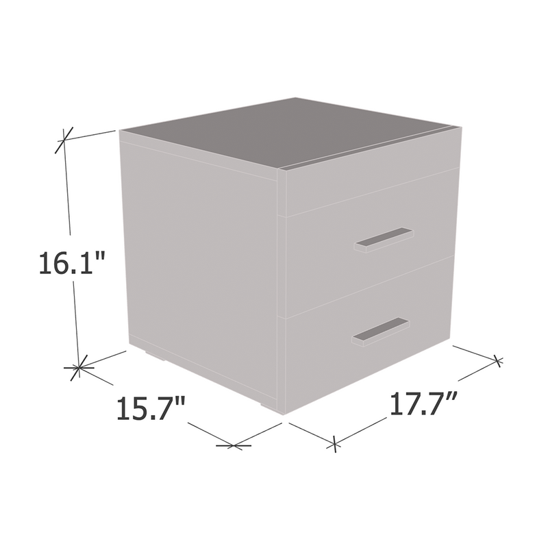 Perth 2D Nightstand - Meble Furniture
