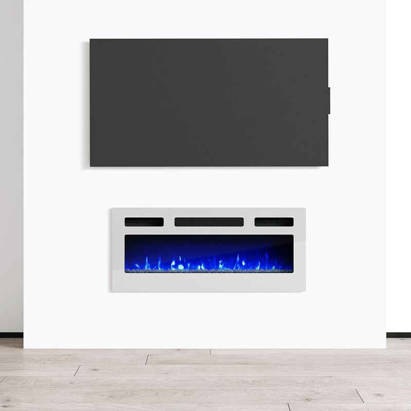 31.5" Electric Fireplace Heater - Meble Furniture
