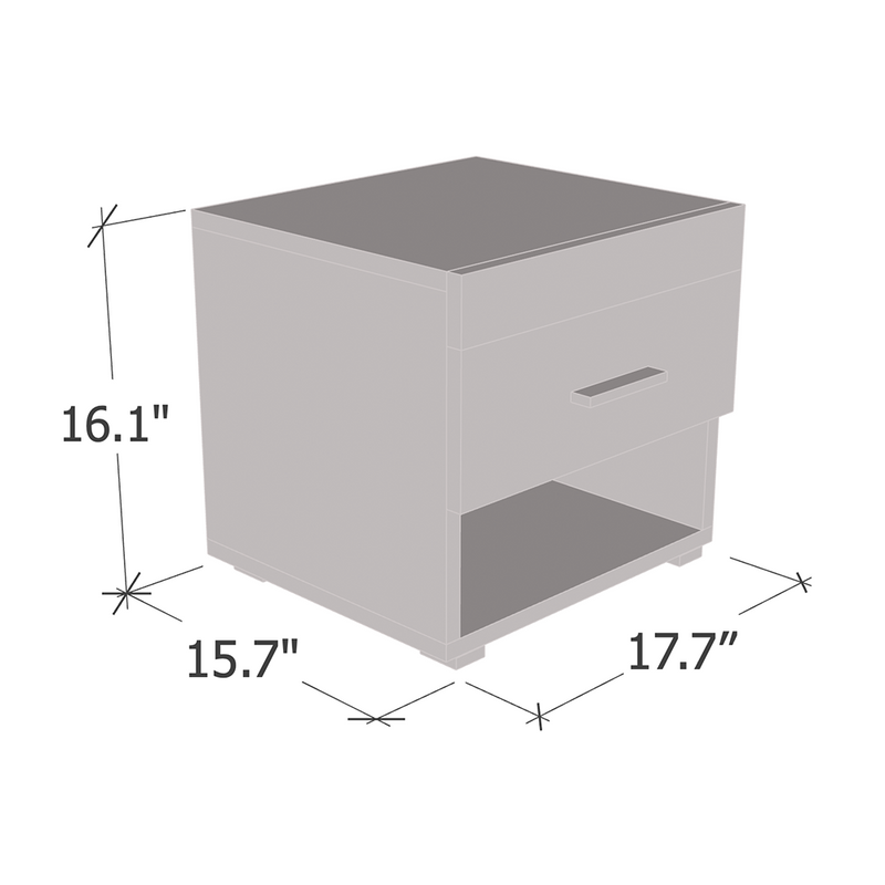 Perth 1D Nightstand - Meble Furniture
