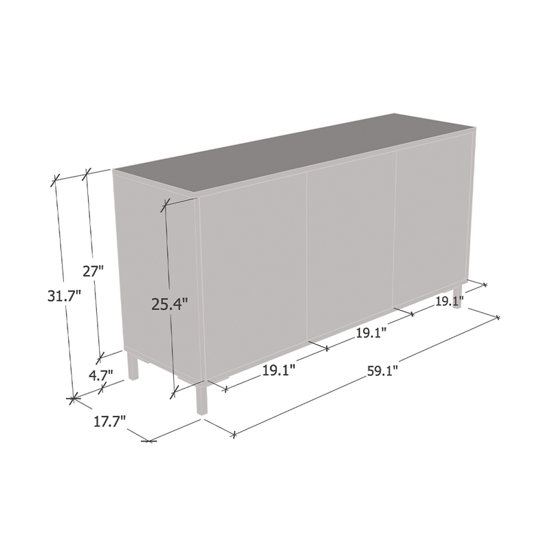 Marmo 150 Sideboard - Meble Furniture