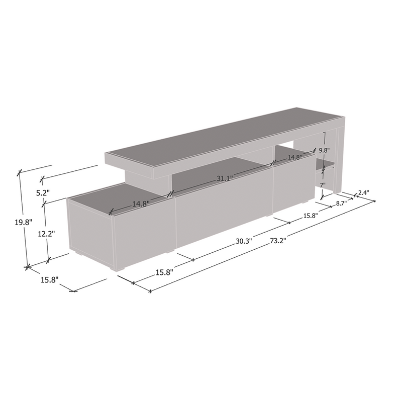 Indisio TV Stand - Meble Furniture