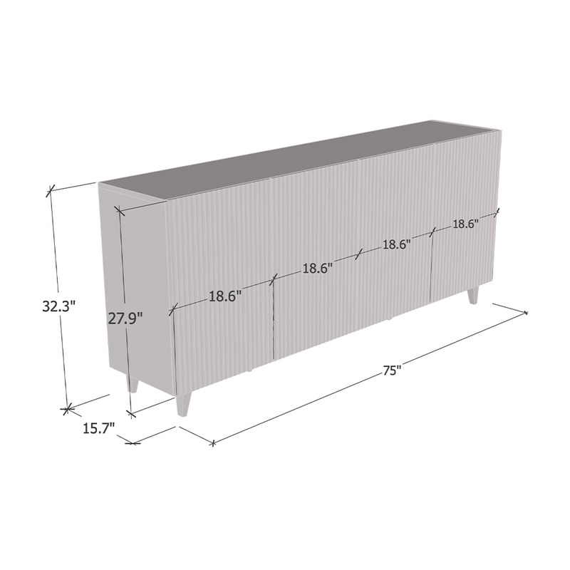 Pafos 4D Sideboard - Meble Furniture