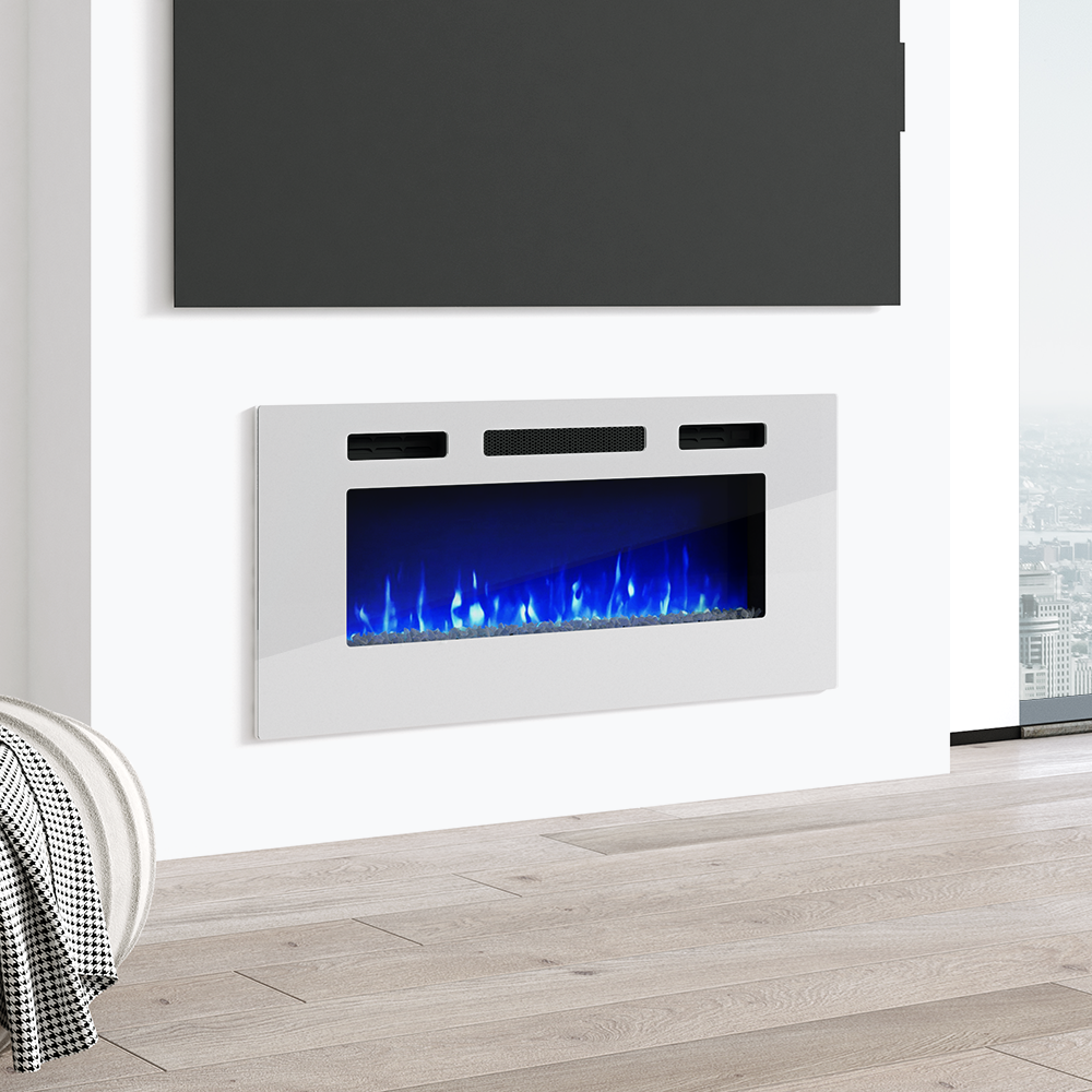 40" Electric Fireplace Heater - Meble Furniture
