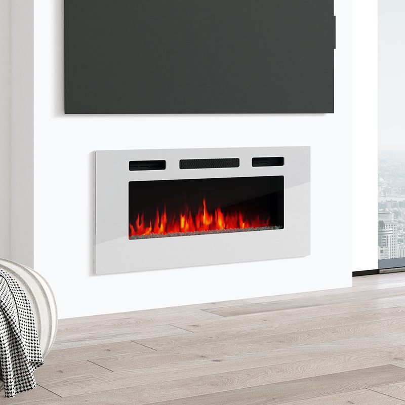40" Electric Fireplace Heater - Meble Furniture
