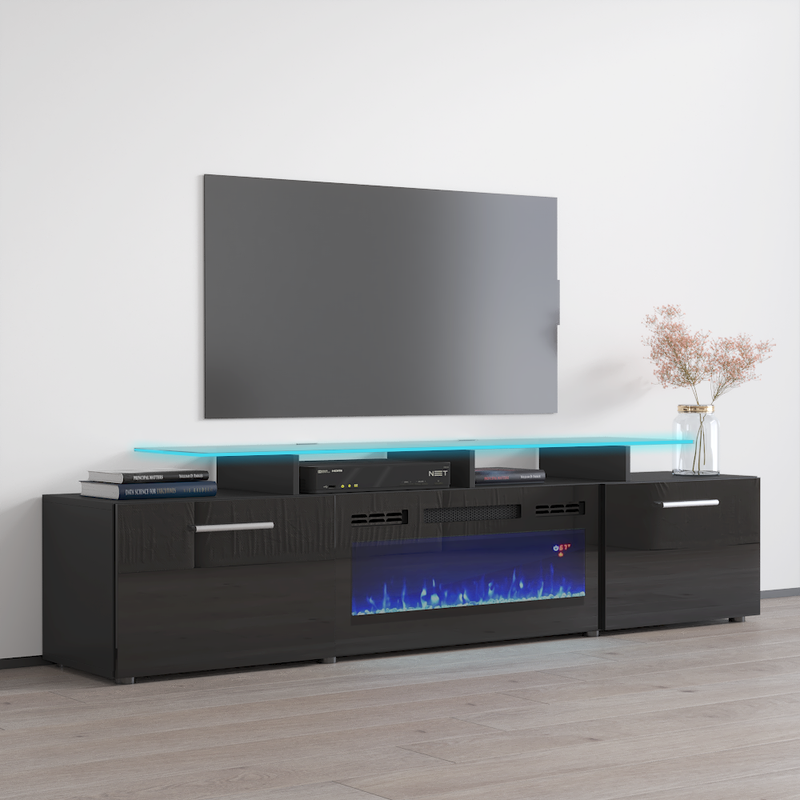 Rova BL-EF Fireplace TV Stand - Meble Furniture