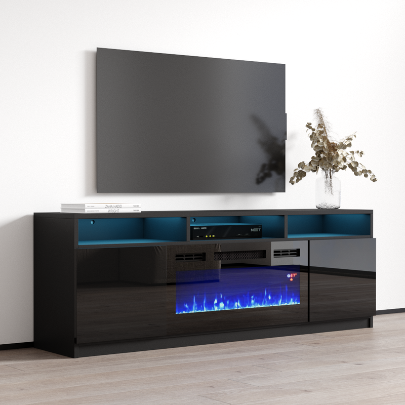 Reno BL05 Fireplace TV Stand - Meble Furniture